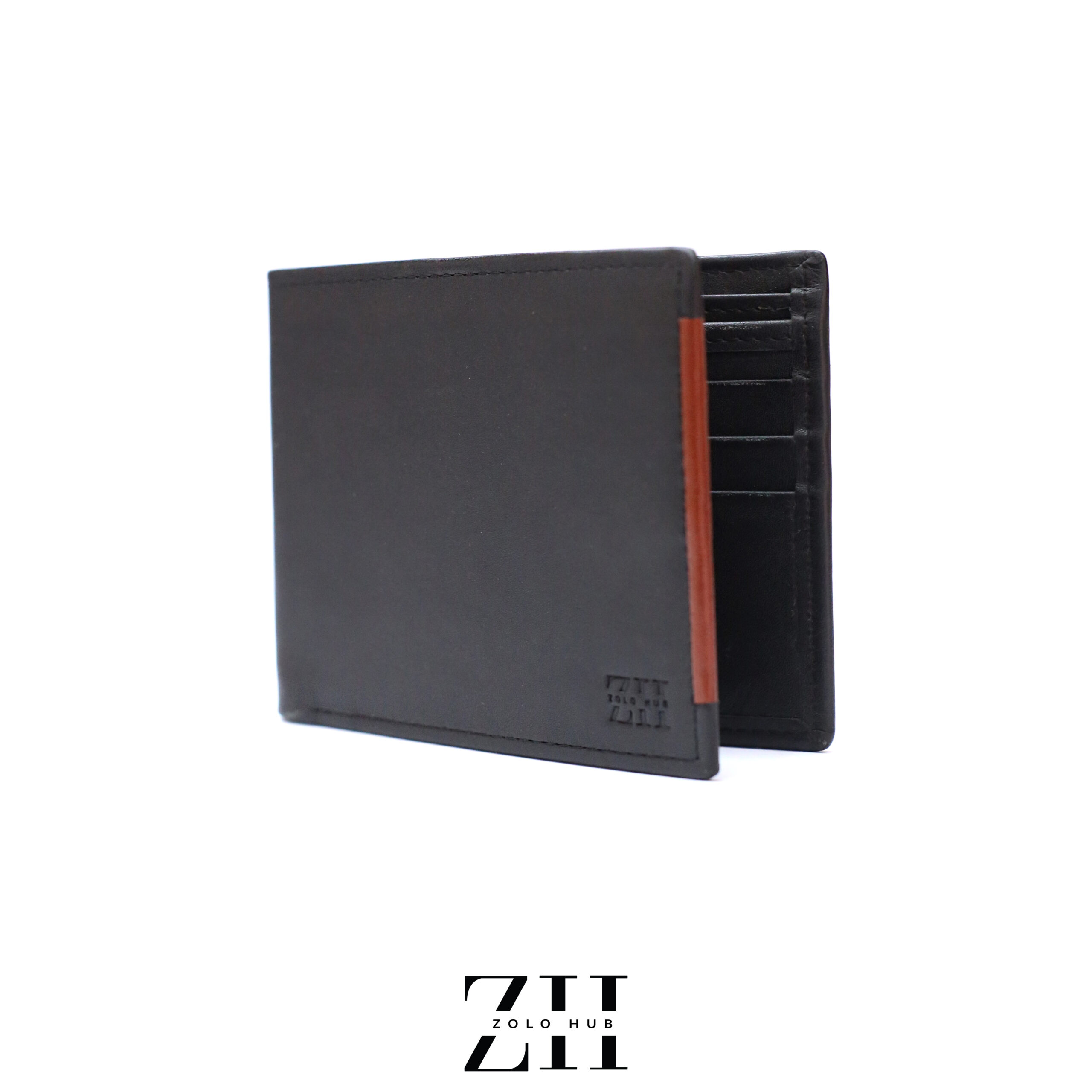 Stylish leather wallet for men, handcrafted with care